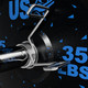Troy USA Sports 2" Olympic Spring Collars on Bar with Bumper Plate