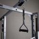 Body-Solid Single Arm Pulley Handle on High Cable Machine