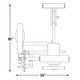 Inflight Fitness Core Exercise Machine Footprint Dimensions