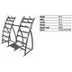 Troy Cardio Pump Set Rack - Dimensions & Specifications