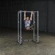 Body-Solid (PPR200X) Powerline Power Rack - Leg Raise Exercise from Chin-Up Bar