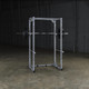Body-Solid (PPR200X) Powerline Power Rack - Pictured w/ Optional Bar & Plates