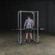 Body-Solid (PPR200X) Powerline Power Rack - Shrug Exercise
