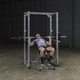 Body-Solid (PPR200X) Powerline Power Rack - Incline Press Exercise