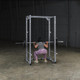 Body-Solid (PPR200X) Powerline Power Rack - Woman Performing Squat Exercise