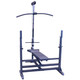 Body-Solid PowerCenter Combo Bench w/ Lat Option - Rear View