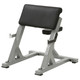 York Barbell Preacher Bench with Silver Frame