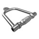 Troy Knurled Steel Pulley Handle Angled Profile