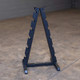 Body-Solid Six-Pair Dumbbell Stand Front Profile