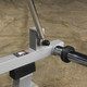 Body-Solid Leg Training Station Showing Plate-Load Weight Horn