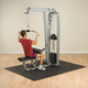 Body-Solid (SLM300G) Pro Clubline Lat Machine - Lat Pulldown Exercise