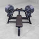 Body-Solid (LVBPB) Leverage Bench Press w/ Optional Weight Plates - Front View
