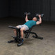 Body-Solid Incline Exercise Bench During Dumbbell Press