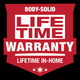 Body-Solid In-Home Lifetime Warranty Badge