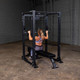 Body-Solid (SFB125) Pro Clubline Flat Bench - Inside Optional Cage w/ Lat Pull