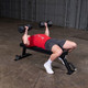 Body-Solid (SFB125) Pro Clubline Flat Bench - Flat Dumbbell Press Exercise