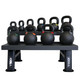 TKO Kettlebell Display Rack with Optional Cast Iron Kettlebells