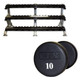Troy VTX (5-75 lb) Urethane Dumbbells w/ Rack