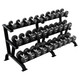 Troy 5-75 lb Urethane Dumbbell Set w/ Rack