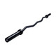 Solid Bar Fitness 58" Black Zinc Curl Bar
