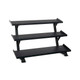 Inflight Fitness Free Weight Organizer with Open Tray Storage