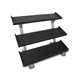 Inflight Fitness Commercial Dumbbell Storage Rack with Angled Shelves