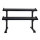 Inflight Fitness 2-Tier Shelf Dumbbell Rack - Front View