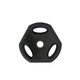TKO 10 lb Black Urethane Plate with Integrated Hand Grips