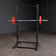 Body-Solid Barbell Support Station with Optional Weight Plates