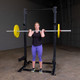 Body-Solid (SPR500) Pro Clubline Half Rack - Push Press Exercise