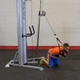 Body-Solid Functional Cable Machine During Ab Crunch Exercise