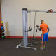 Body-Solid (S2CCO) Cable Workout Machine - Single Bicep Curl Exercise