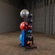 Body-Solid (GAR100) Fitness Accessory Rack w/ Optional Equipment