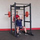 Body-Solid Strength Rack During Incline Press with Optional Bench