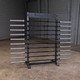 Body-Solid (SBS100) Weightlifting Bar Holder - Loaded w/ Optional 7 ft Barbells