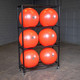 Body-Solid (SSBR100) Balance Ball Rack in Gym with Optional Balls