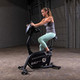 Body-Solid Upright Exercise Cycle During Fitness Room Cardio