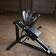 Body-Solid Plate-Loaded Strength Unit Showing Back Pad Adjustment Range