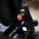 Body-Solid Seated Press Station Showing User Position Adjustment