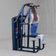 Body-Solid (S2ACDX) Series II Chin Dip Assist - Assisted Dip Exercise Rear Angled View