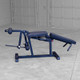 Body-Solid Lying Leg Curl Station in Angled Position