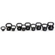 TKO Progressive Vinyl Kettlebell Weight Set