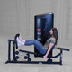 Body-Solid (S2LPCX) Series II Seated Leg Press - Ending Position Side View