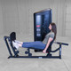 Body-Solid (S2LPCX) Series II Seated Leg Press - Calf Exercise Side View
