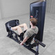 Body-Solid (S2LPCX) Series II Seated Leg Press - Man Exercising Top Rear Angled View