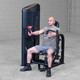 Body-Solid Guided Chest Trainer During Close-Grip Press