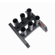York Barbell (6911) Vertical Olympic Bar Holder - Top Angled View