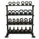 TKO (895KR-4B) 4-Tier Kettlebell Rack w/ Optional Kettlebells