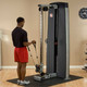 Body-Solid Biceps Curl Exercise From Single Cable Station