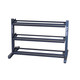 Body-Solid Tiered Free Weight Stand with Offset Storage Trays